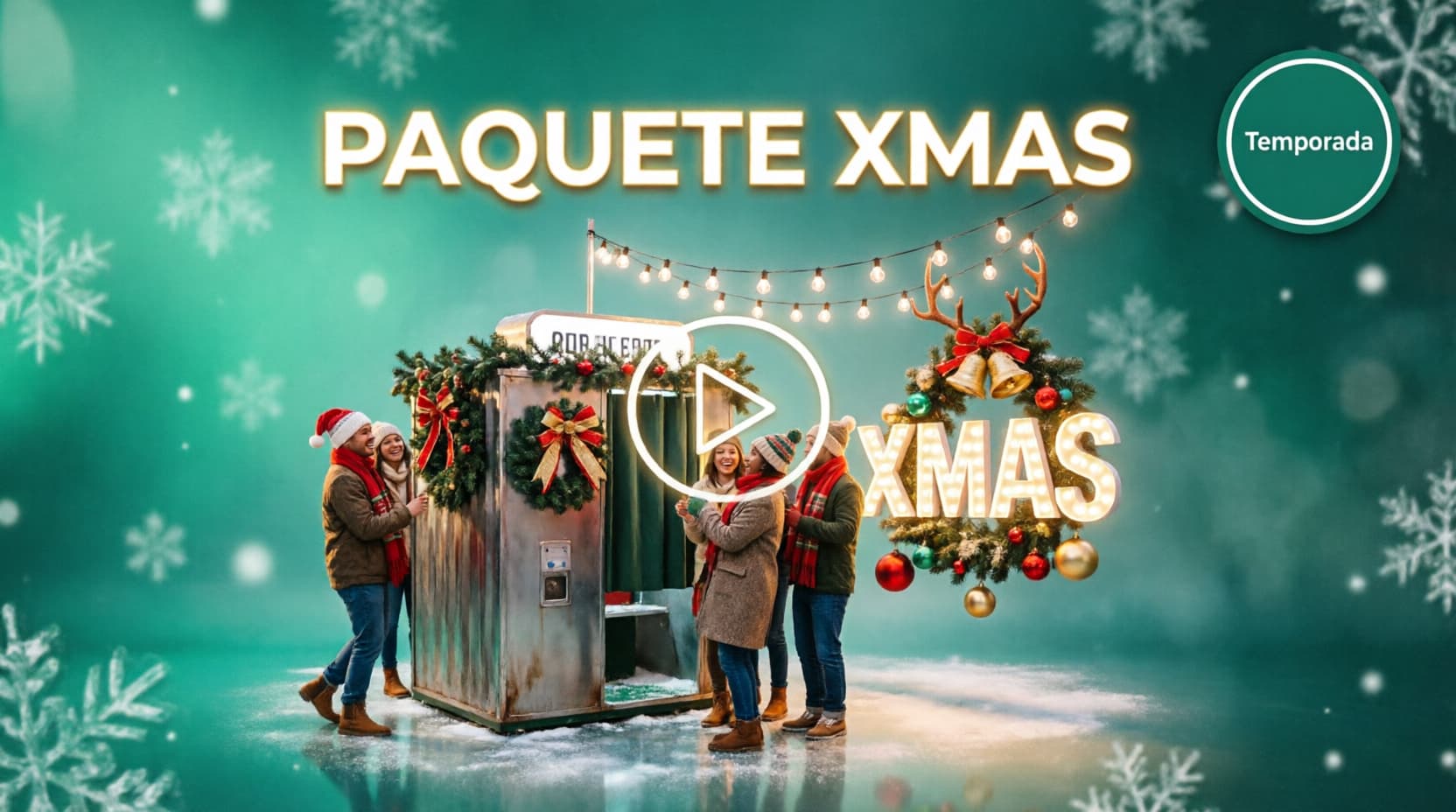 Video del Paquete XMAS - CamiCam Photobooth