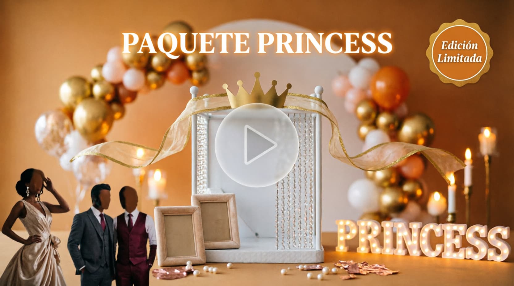 Video del Paquete PRINCESS - CamiCam Photobooth